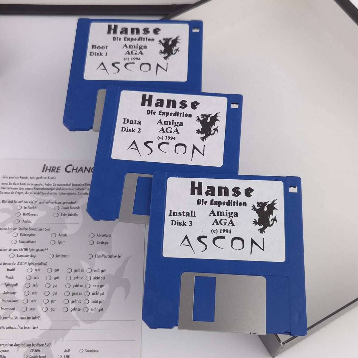 Amiga Spiel Hanse Die Expedition Big Box OVP PAL 1994