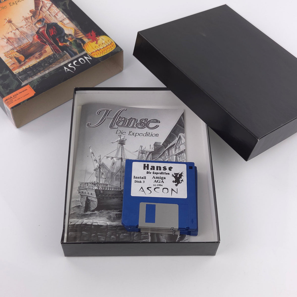 Amiga Spiel Hanse Die Expedition Big Box OVP PAL 1994