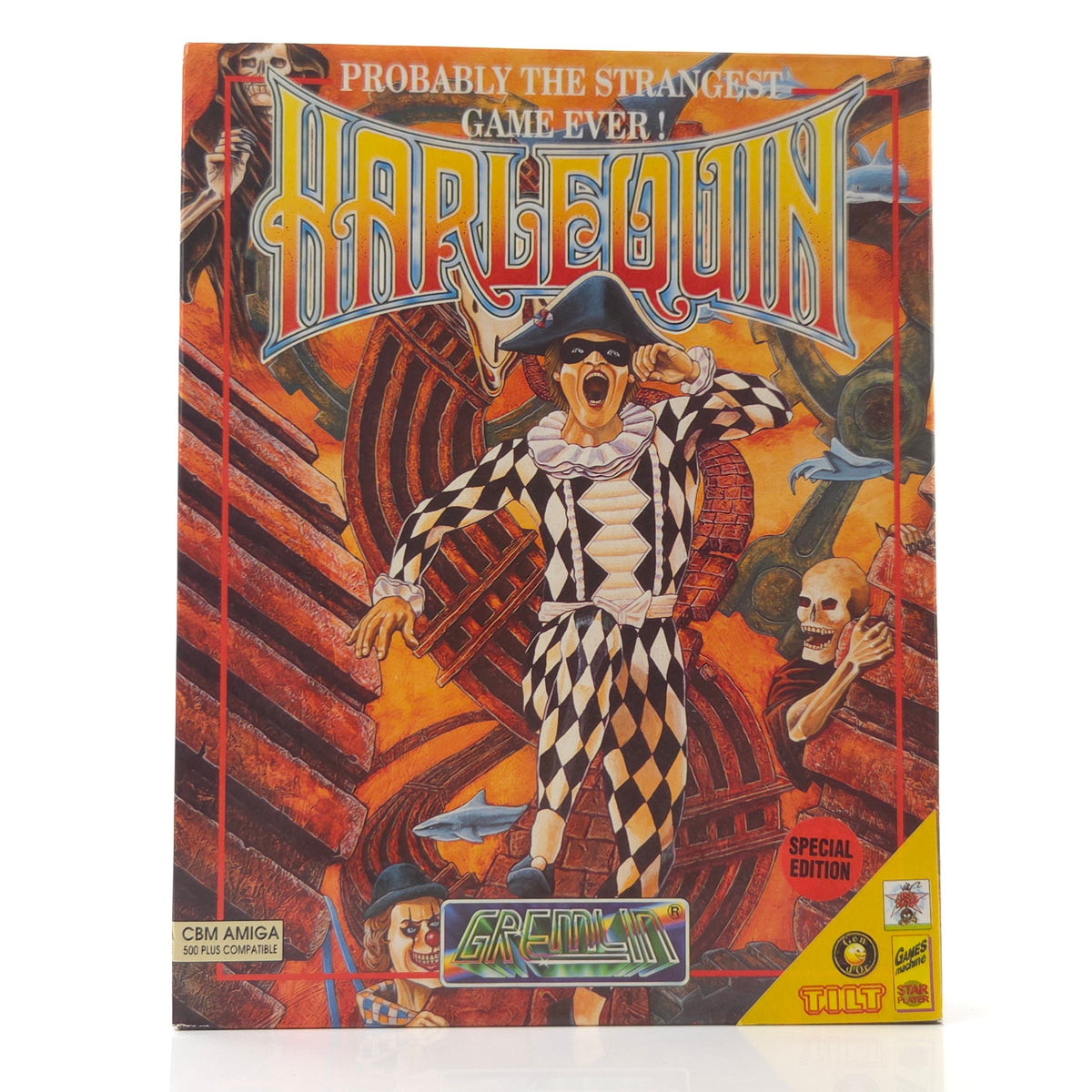 Commodore Amiga Spiel Harlequin Special Edition Big Box OVP