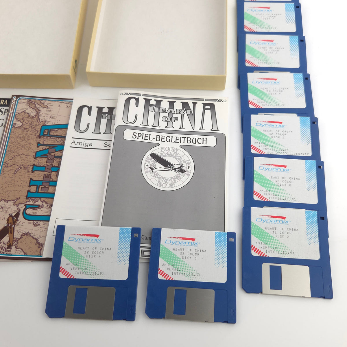 Commodore Amiga Spiel Heart of China Big Box OVP PAL