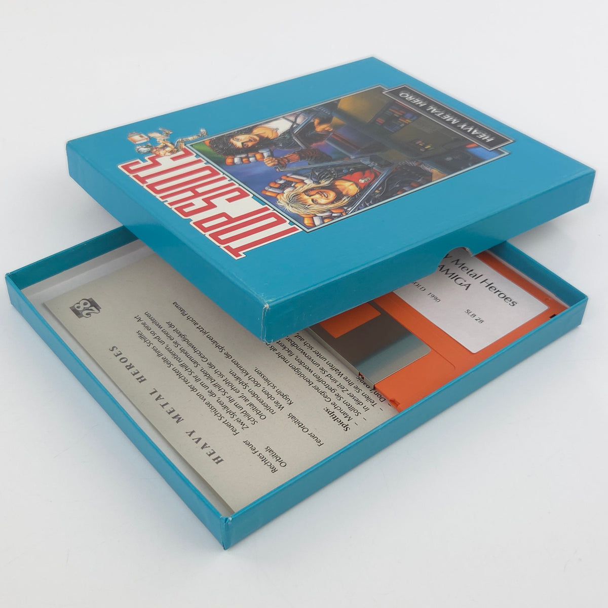 Commodore Amiga Spiel Heavy Metal Hero Top Shots OVP PAL