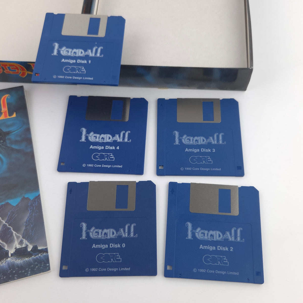 Amiga Spiel Heimdall Big Box OVP CBM PAL Core Design