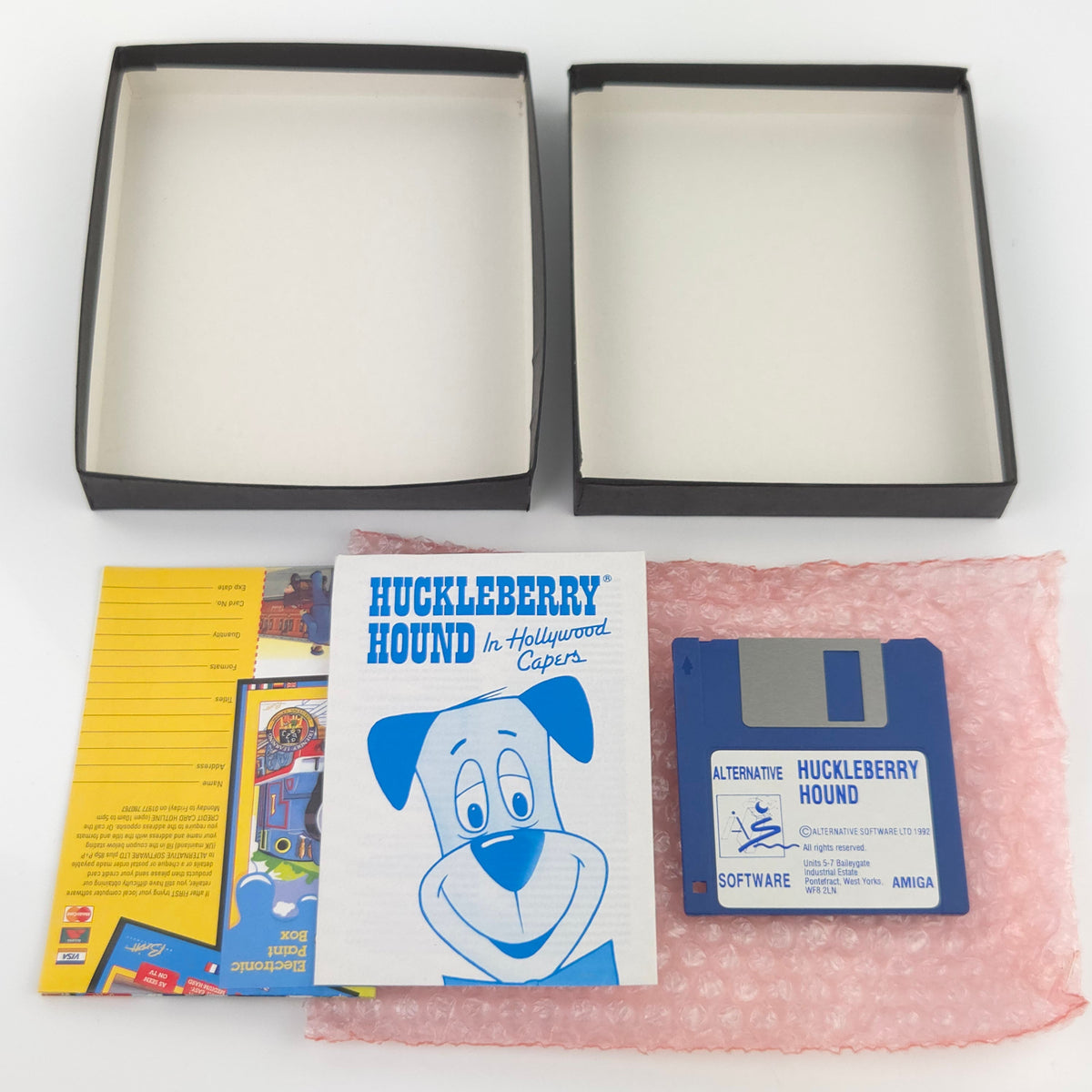 Commodore Amiga Spiel Huckleberry Hound Hollywood OVP PAL