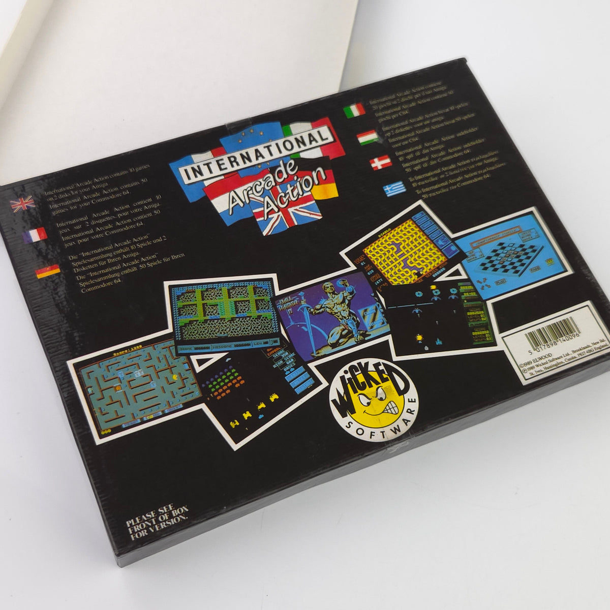 Commodore Amiga Spiel International Arcade Action OVP PAL