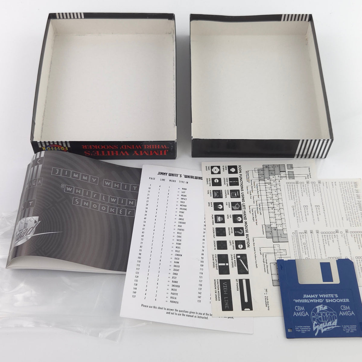 Amiga Spiel Jimmy Whites Whirlwind Snooker Big Box OVP PAL