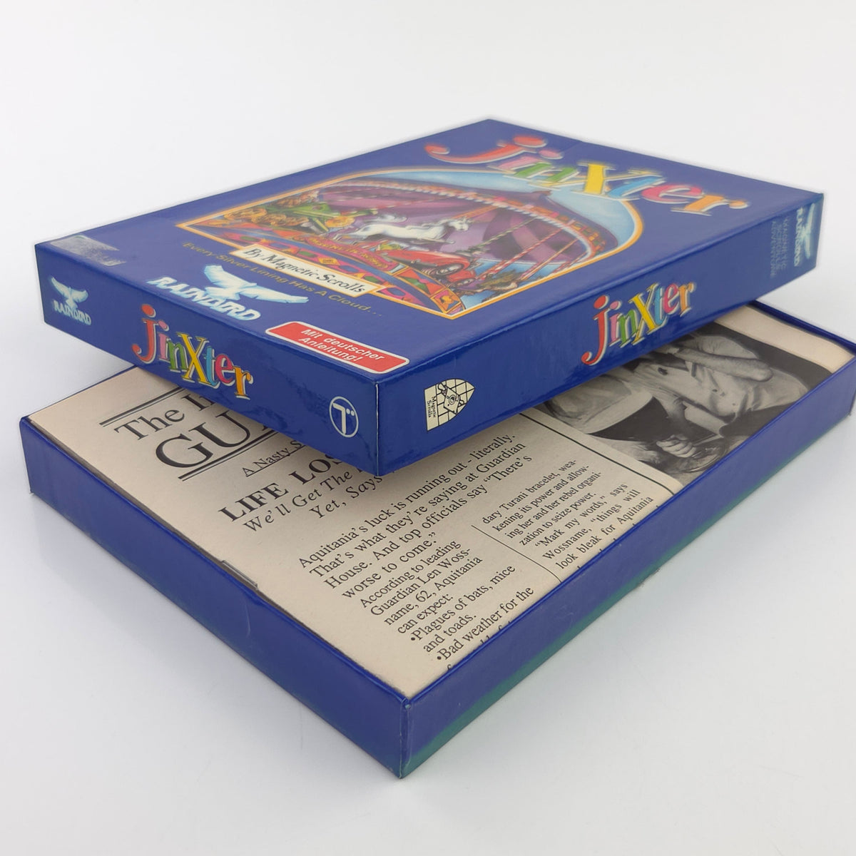 Amiga Spiel Jinxter Big Box OVP CBM PAL Disk Rainbird