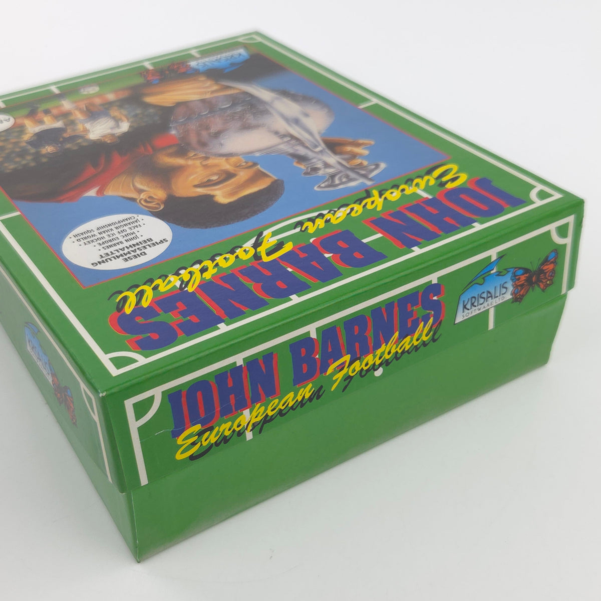 Amiga Spiel John Barnes European Football Big Box OVP