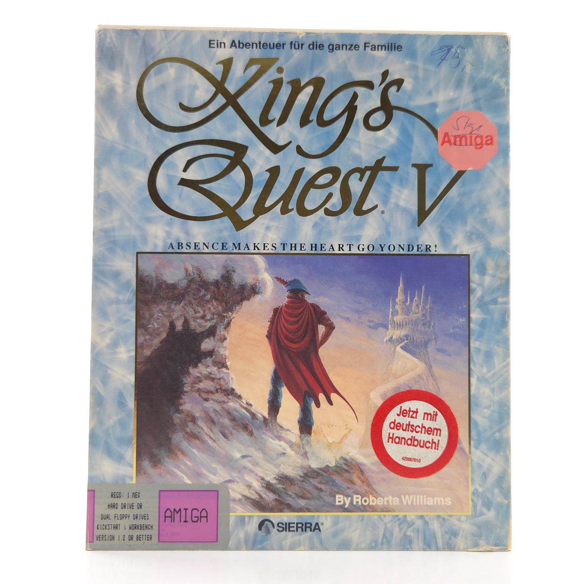 Amiga Spiel King´s Quest V Sierra Big Box OVP PAL CBM
