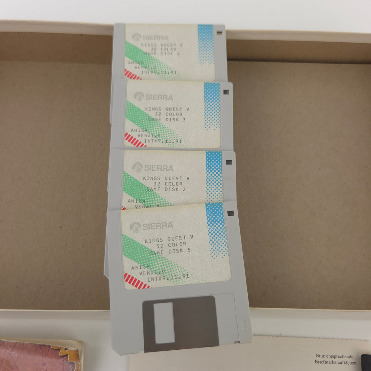 Amiga Spiel King´s Quest V Sierra Big Box OVP PAL CBM
