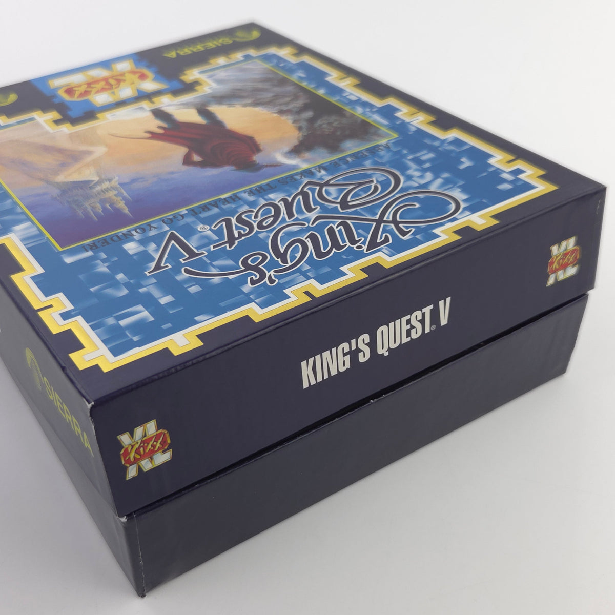 Amiga Spiel Kings Quest V KIXX XL Big Box OVP PAL Disk