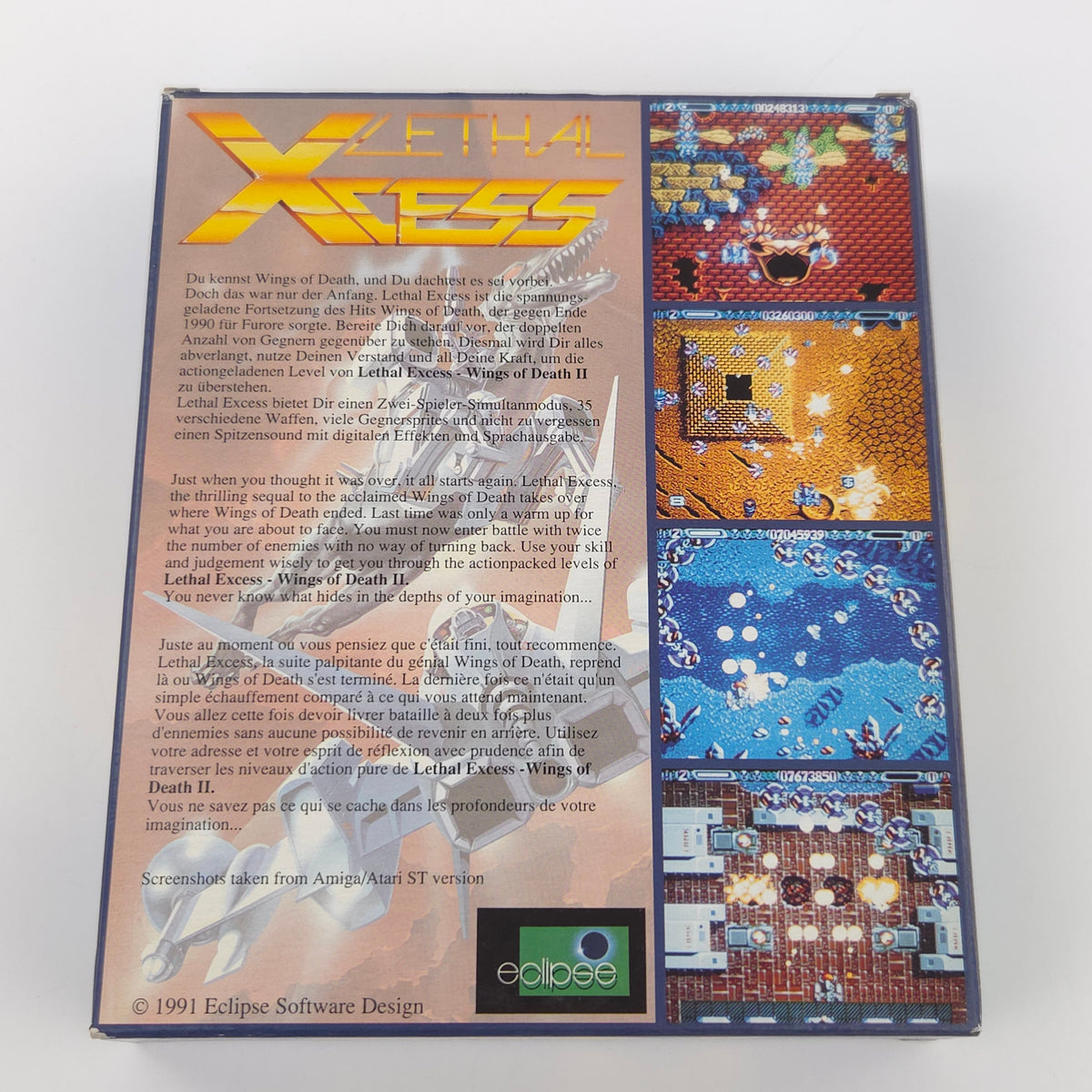 Commodore Amiga Spiel – Lethal Excess (OVP PAL)