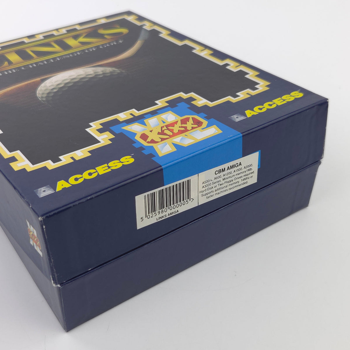 Amiga Spiel LINKS Challenge of Golf Big Box OVP PAL KIXX