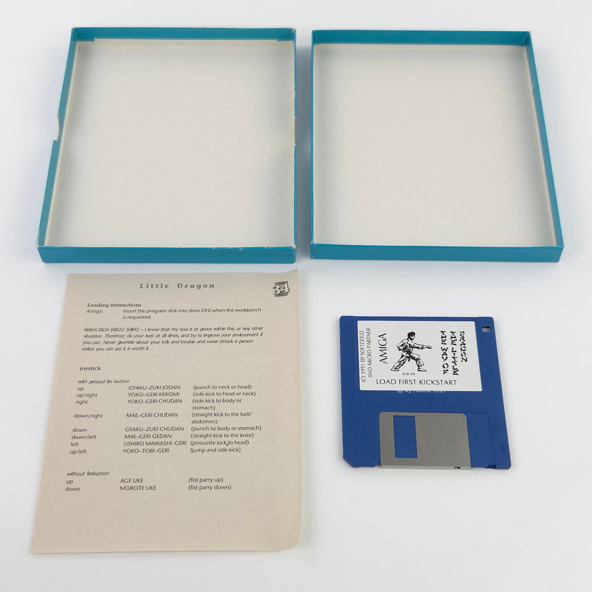 Commodore Amiga Spiel Little Dragon Top Shots OVP PAL