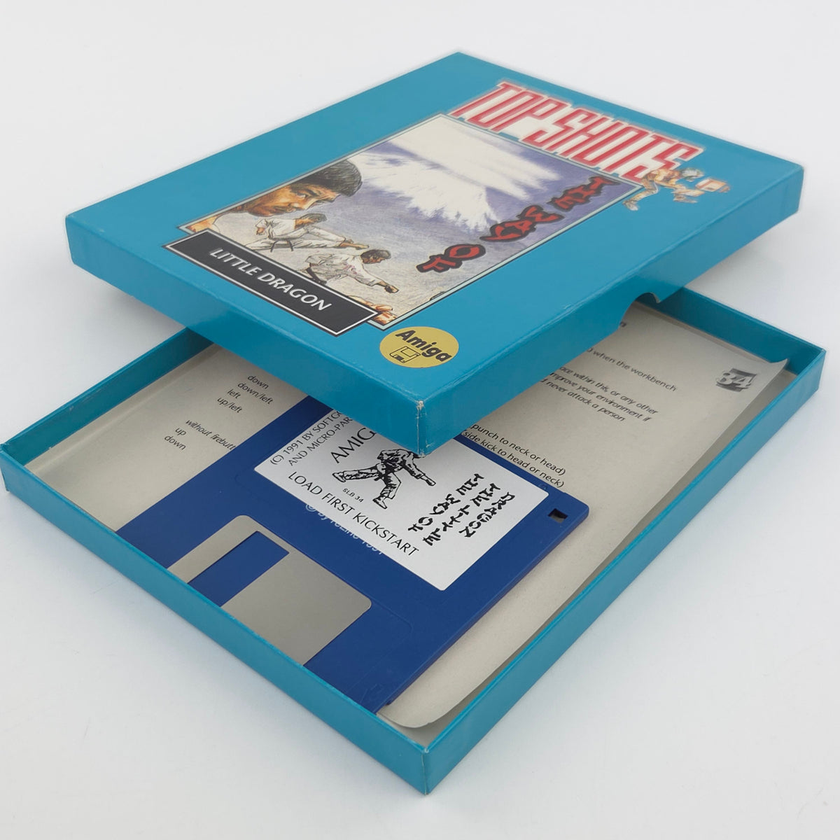 Commodore Amiga Spiel Little Dragon Top Shots OVP PAL