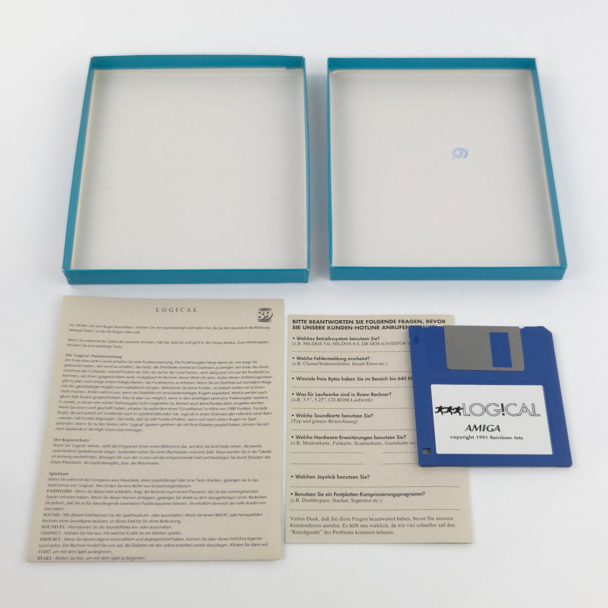 Commodore Amiga Spiel – Logical (OVP PAL)
