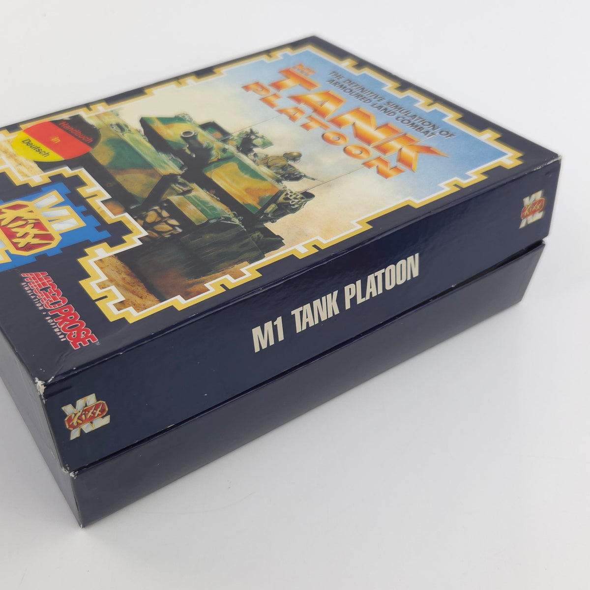 Commodore Amiga Spiel M1 Tank Platoon Big Box OVP PAL KIXX
