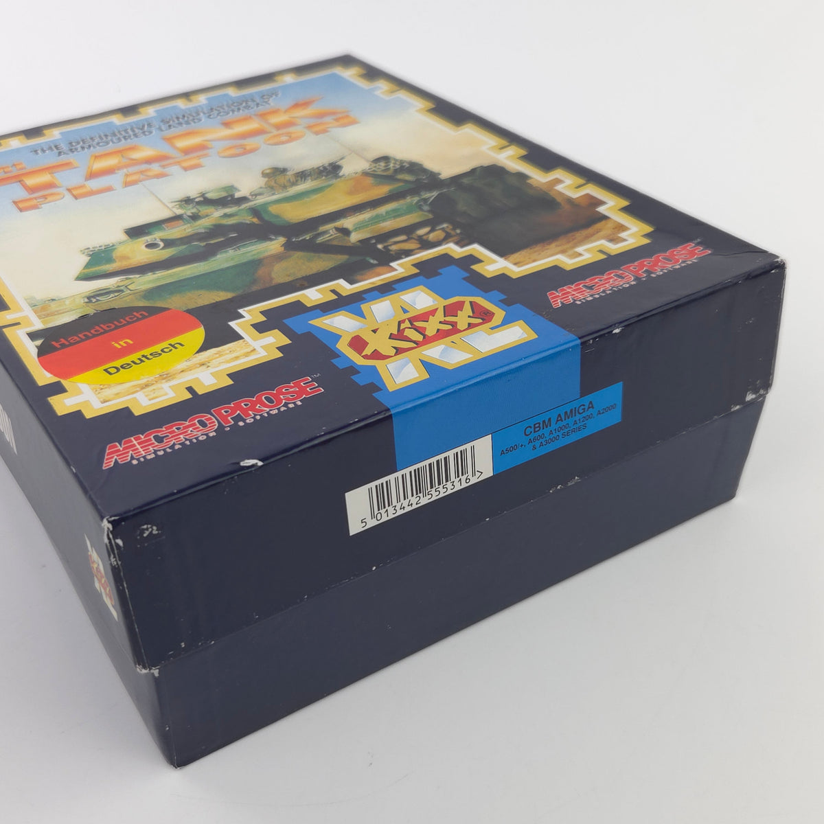Commodore Amiga Spiel M1 Tank Platoon Big Box OVP PAL KIXX