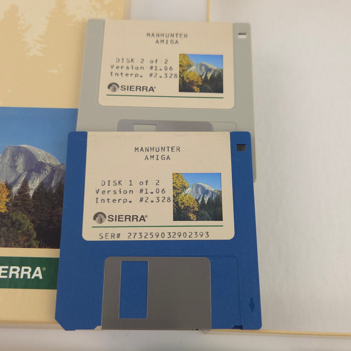 Amiga Spiel Manhunter New York Big Box OVP Sierra PAL