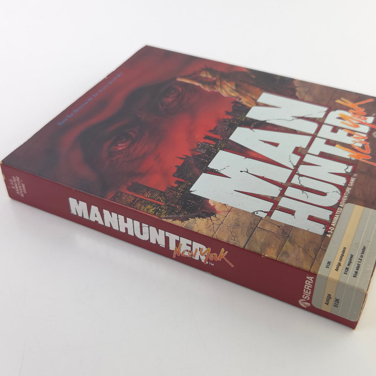 Amiga Spiel Manhunter New York Big Box OVP Sierra PAL