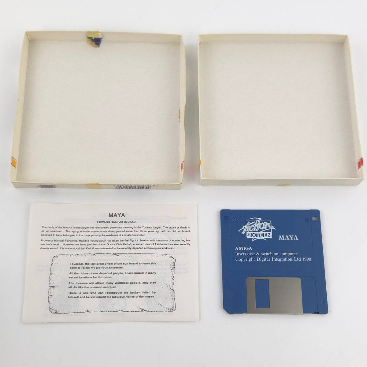 Commodore Amiga Spiel – Maya (OVP PAL)