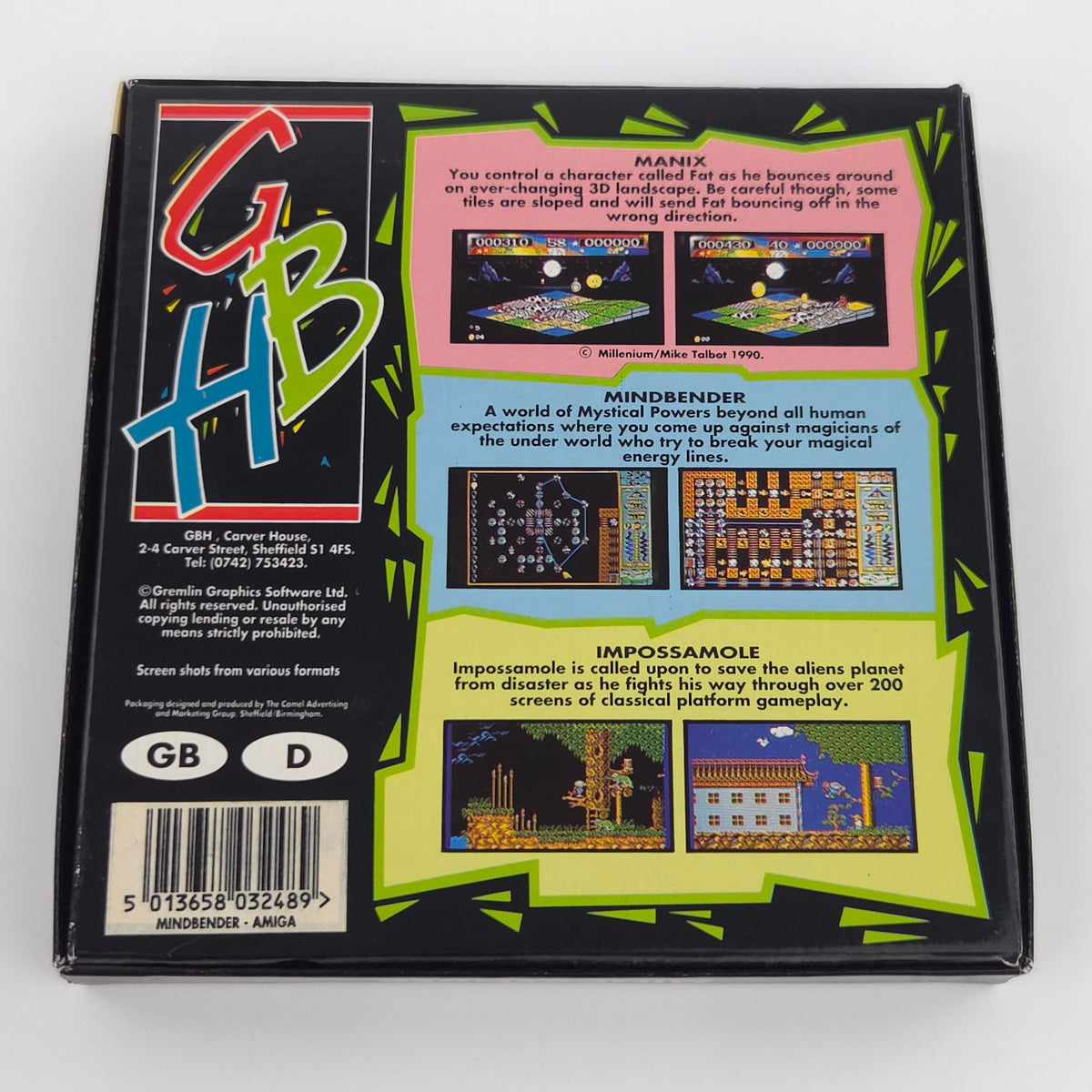 Commodore Amiga Spiel – Mindbender (OVP PAL)