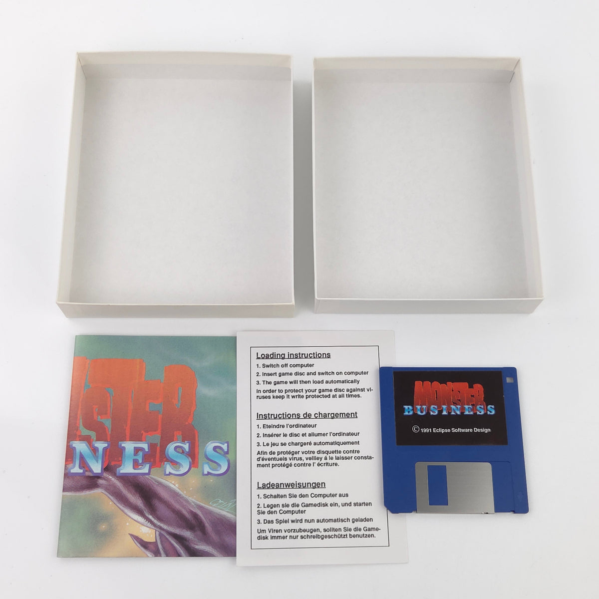 Commodore Amiga Spiel – Monster Business (OVP)