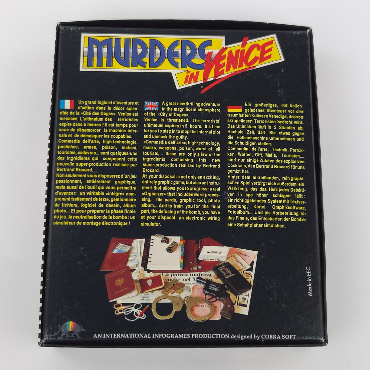 Commodore Amiga Spiel – Murders in Venice (OVP)