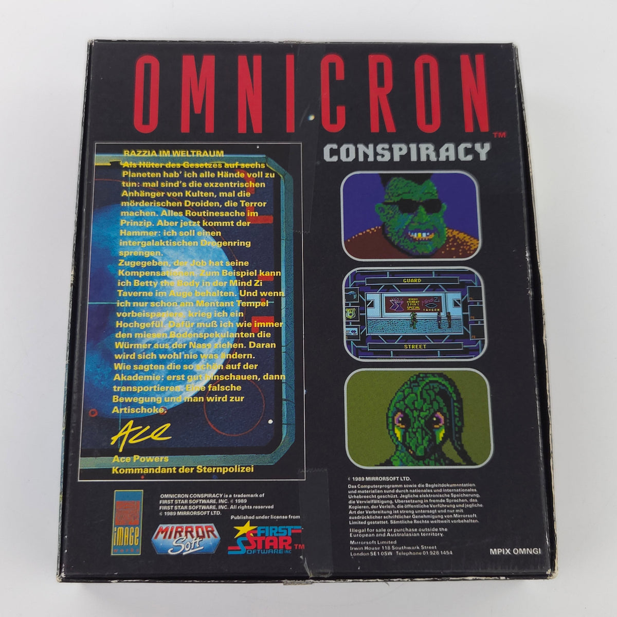 Commodore Amiga Spiel – Omnicron Conspiracy (PAL)