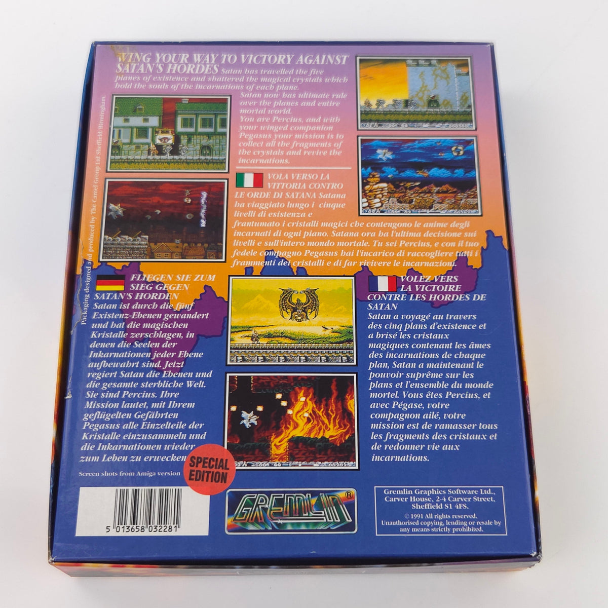 Commodore Amiga Spiel Pegasus Special Edition Big Box OVP