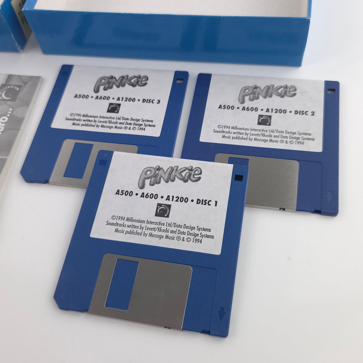 Commodore Amiga Spiel Pinkie Big Box OVP PAL Millenium
