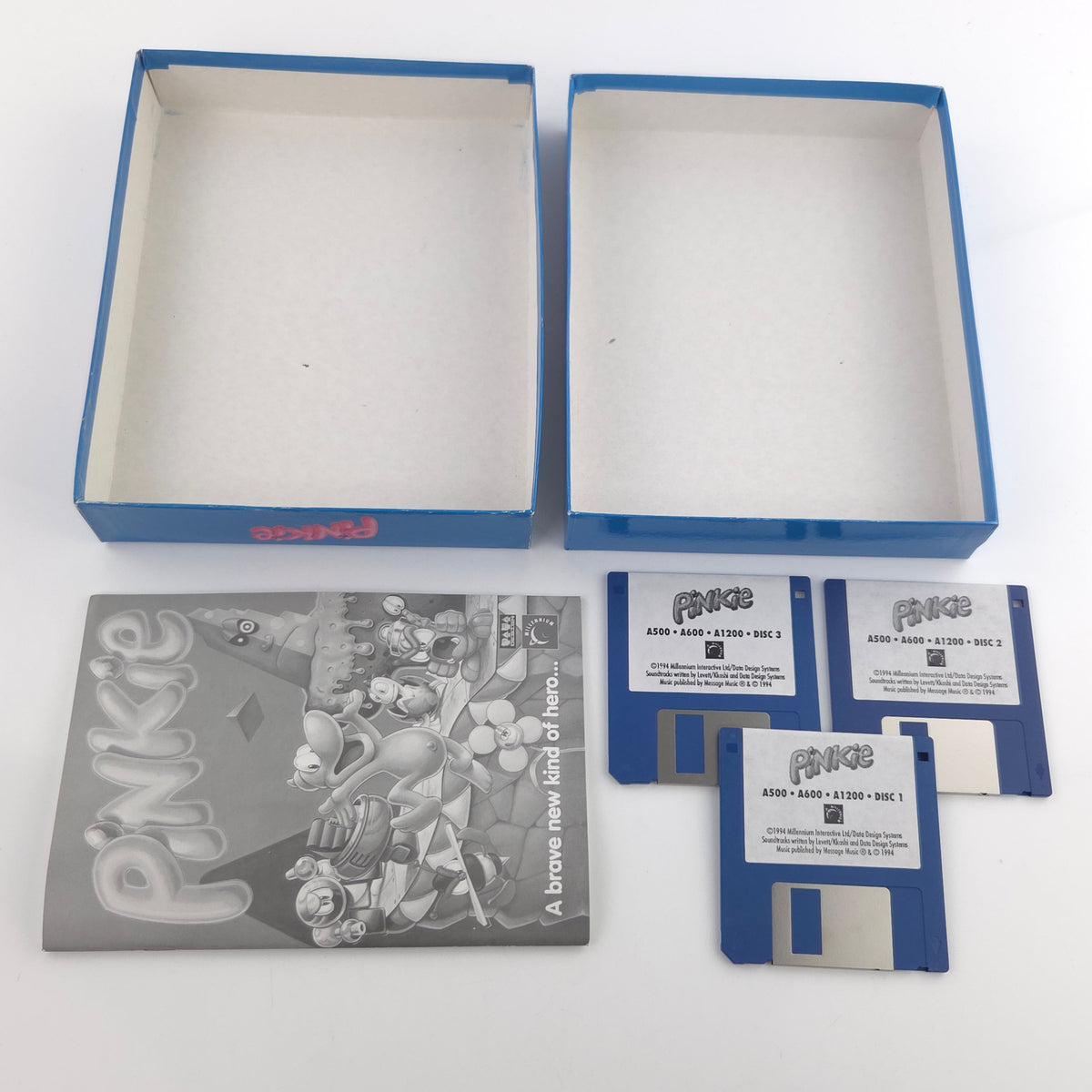 Commodore Amiga Spiel Pinkie Big Box OVP PAL Millenium