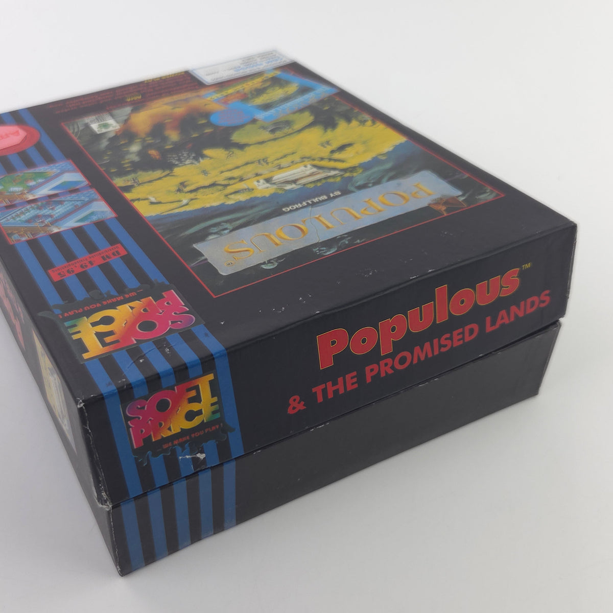 Amiga Spiel Populous Promised Lands Big Box OVP PAL CBM