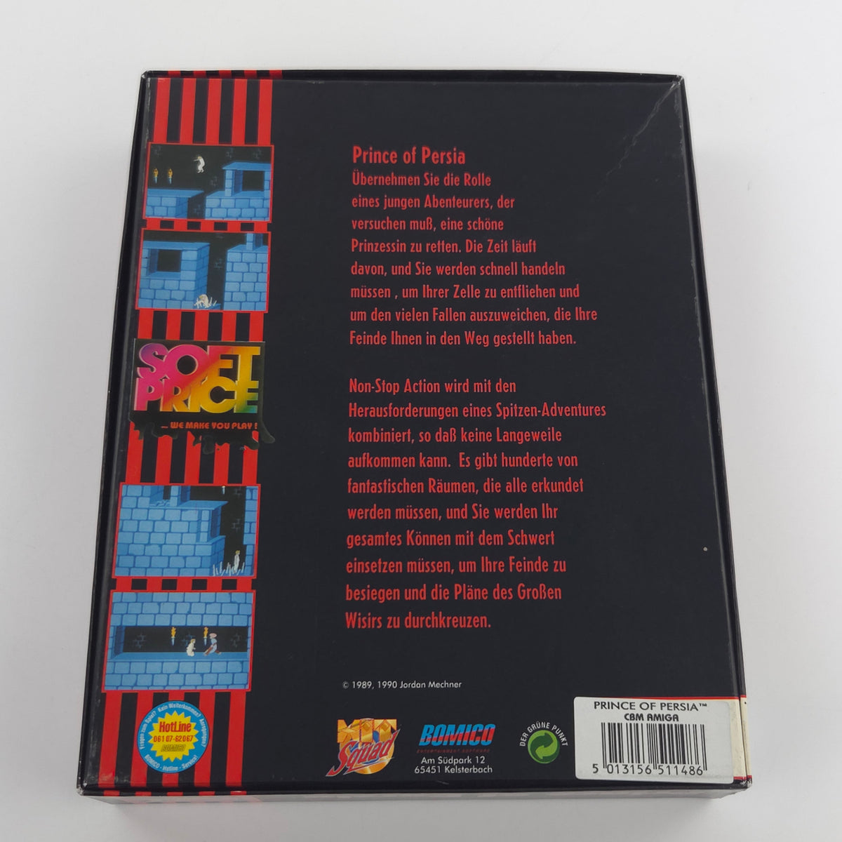 Amiga Spiel Prince of Persia Softprice Big Box OVP