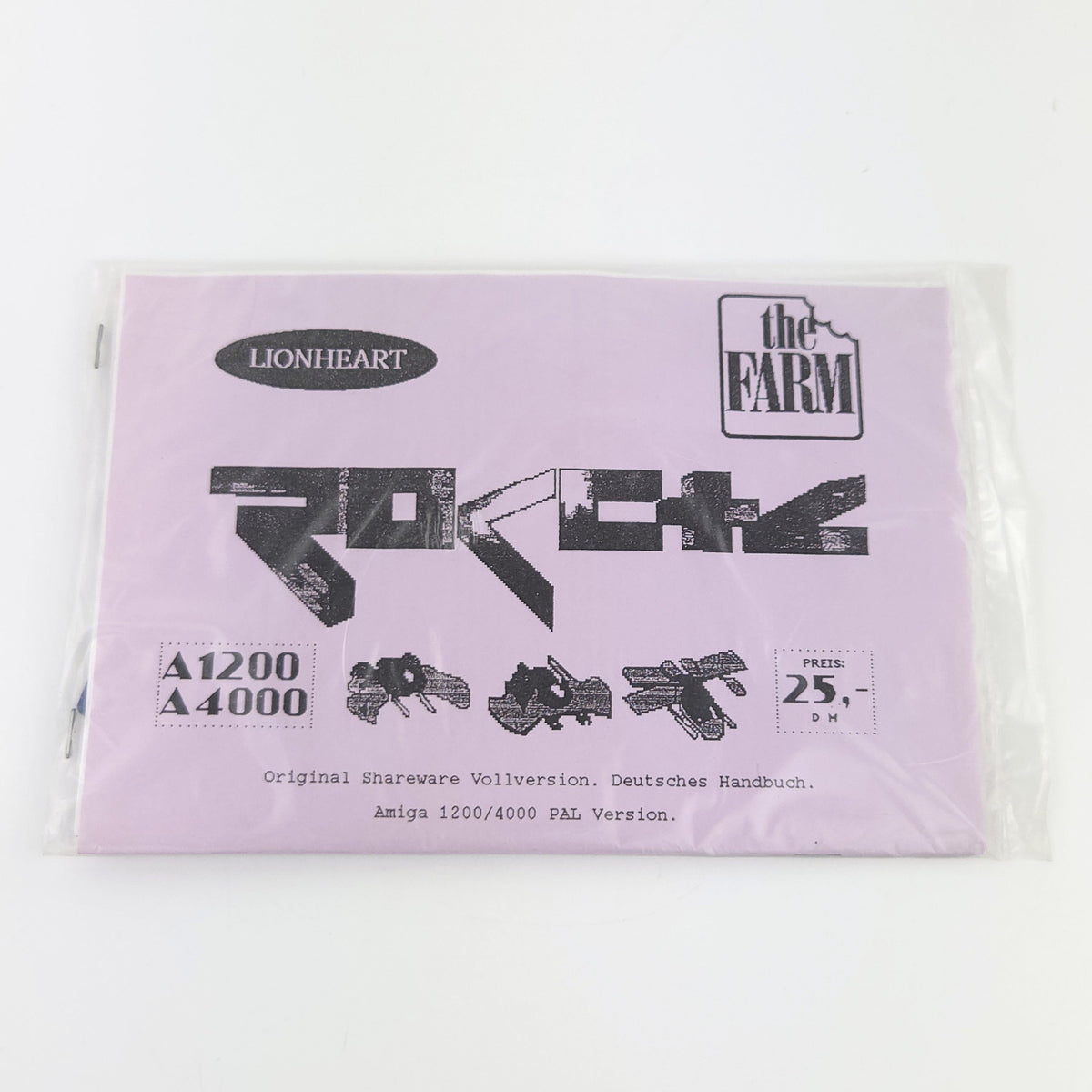 Amiga Spiel Rocketz OVP PAL DISK A1200 A4000 CBM