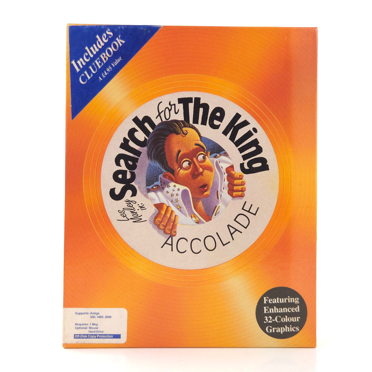Amiga Spiel Search for the King Accolade Big Box OVP PAL