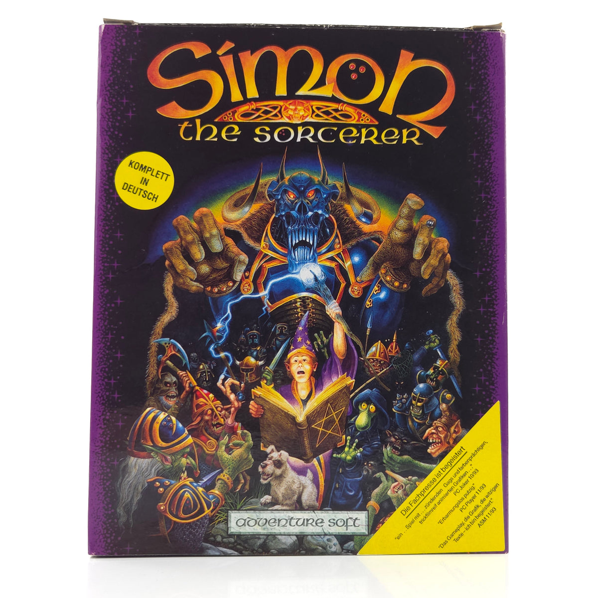 Amiga Spiel Simon the Sorcerer Big Box OVP CBM PAL 1993
