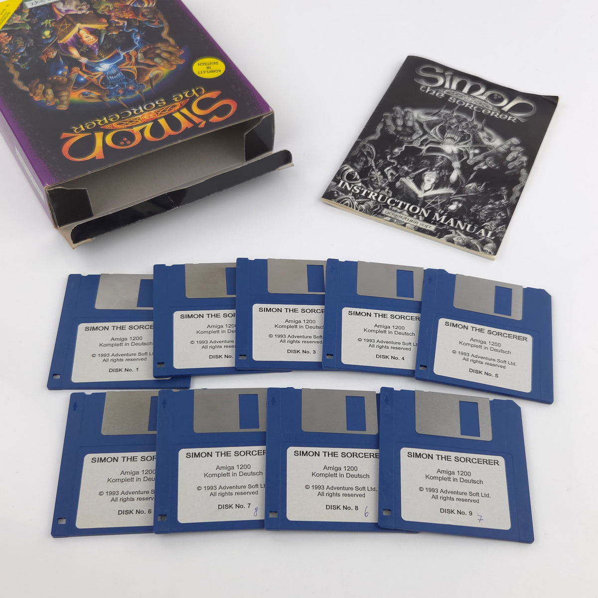 Amiga Spiel Simon the Sorcerer Big Box OVP CBM PAL 1993