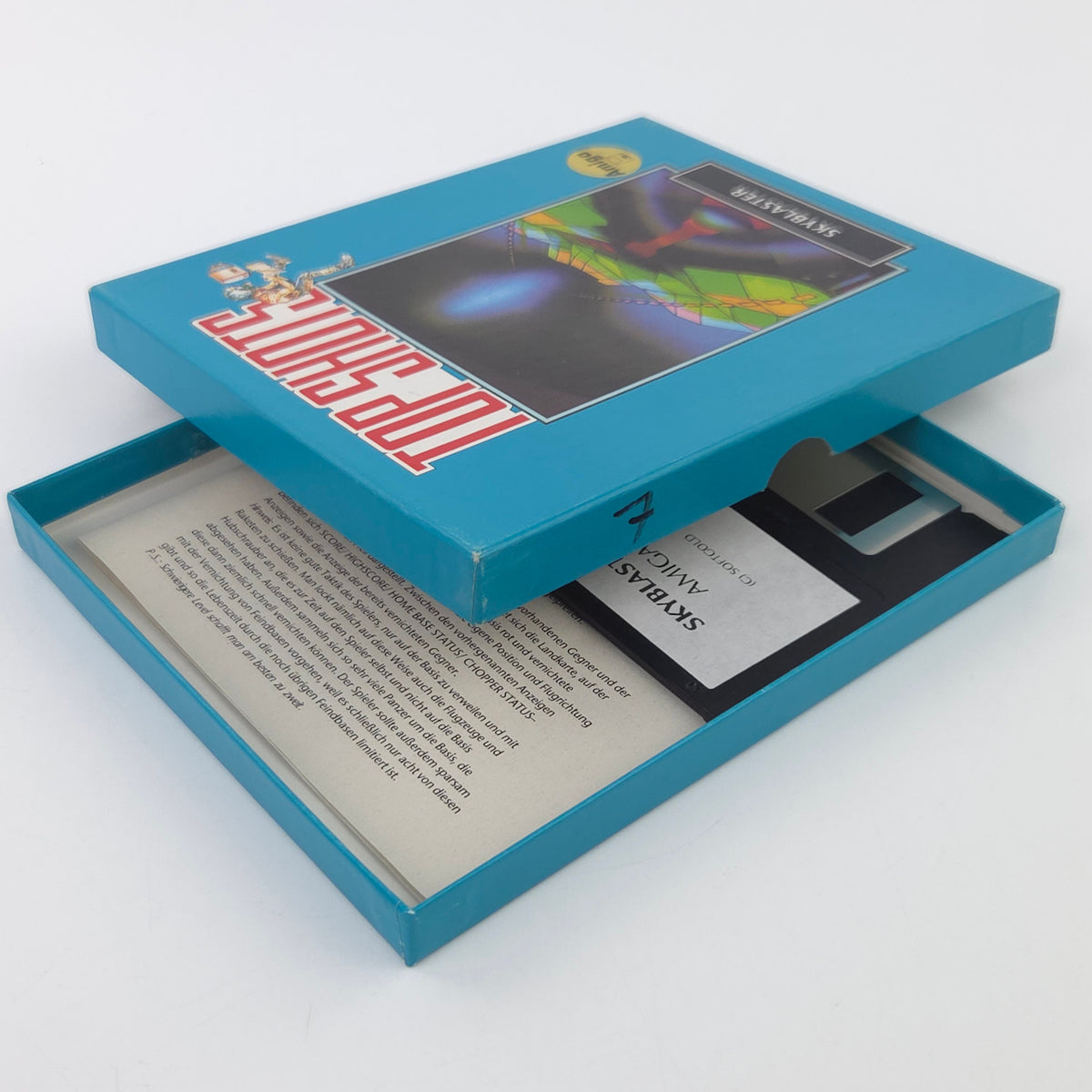 Commodore Amiga Spiel Skyblaster Top Shots OVP PAL 1990