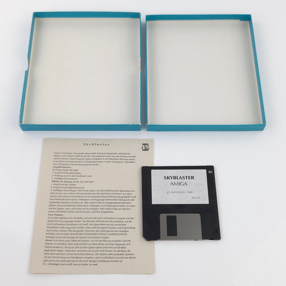 Commodore Amiga Spiel Skyblaster Top Shots OVP PAL 1990