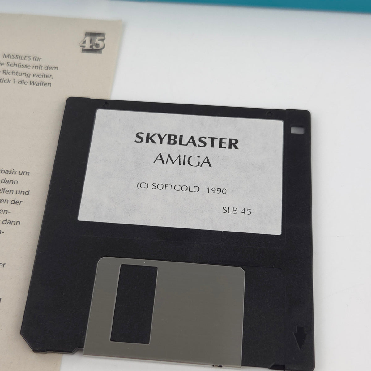 Commodore Amiga Spiel Skyblaster Top Shots OVP PAL 1990