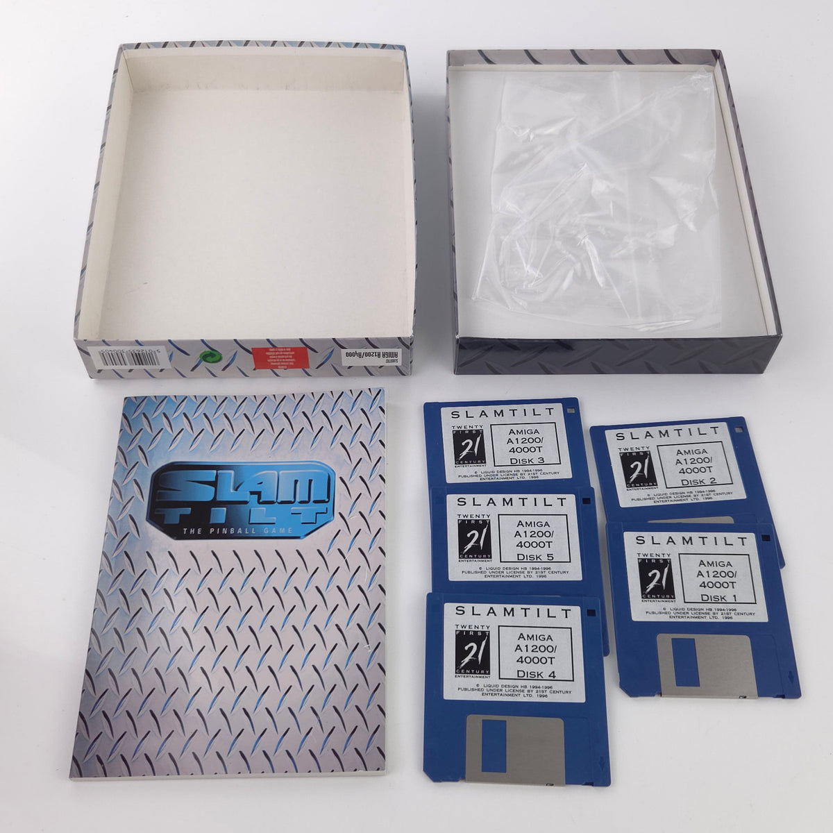Amiga Spiel Slam Tilt Pinball Big Box OVP PAL Diskette