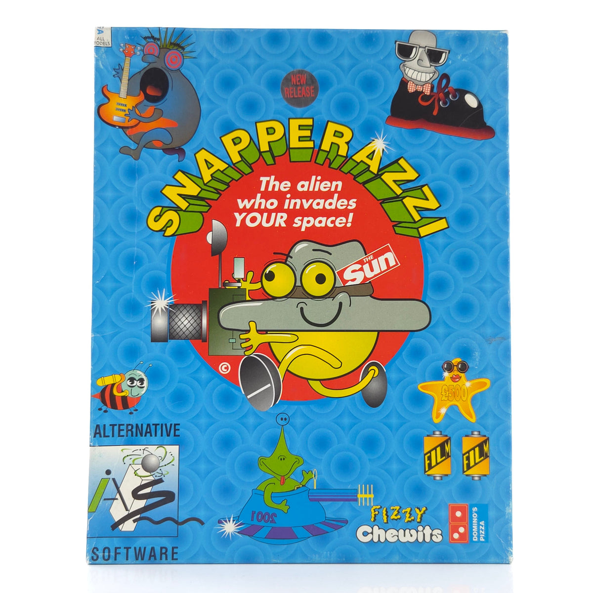 Amiga Spiel Snapperazzi Big Box OVP CBM Diskette 1993