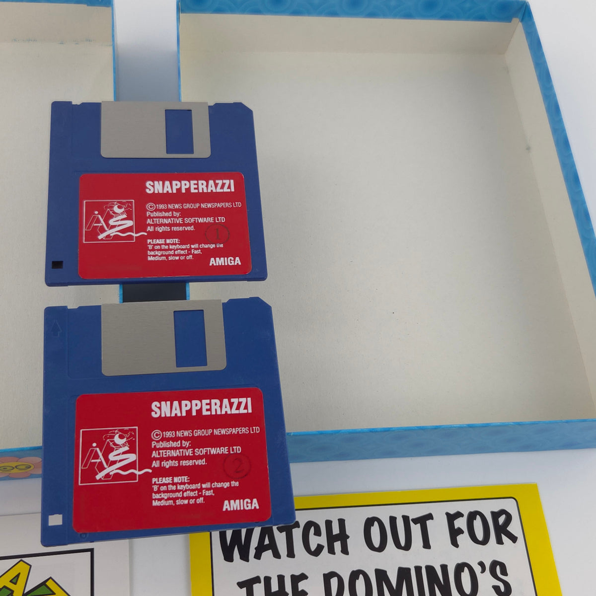 Amiga Spiel Snapperazzi Big Box OVP CBM Diskette 1993