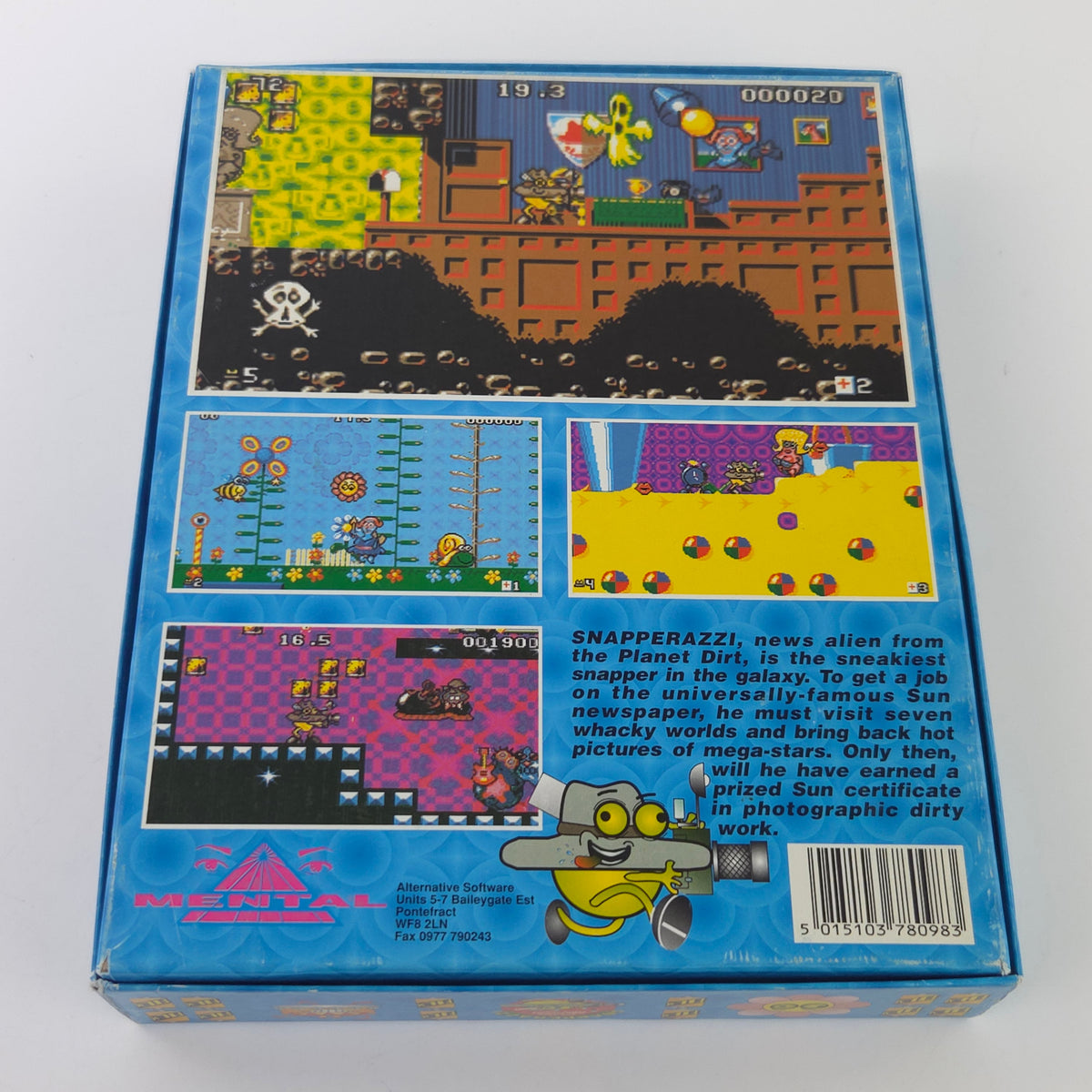Amiga Spiel Snapperazzi Big Box OVP CBM Diskette 1993