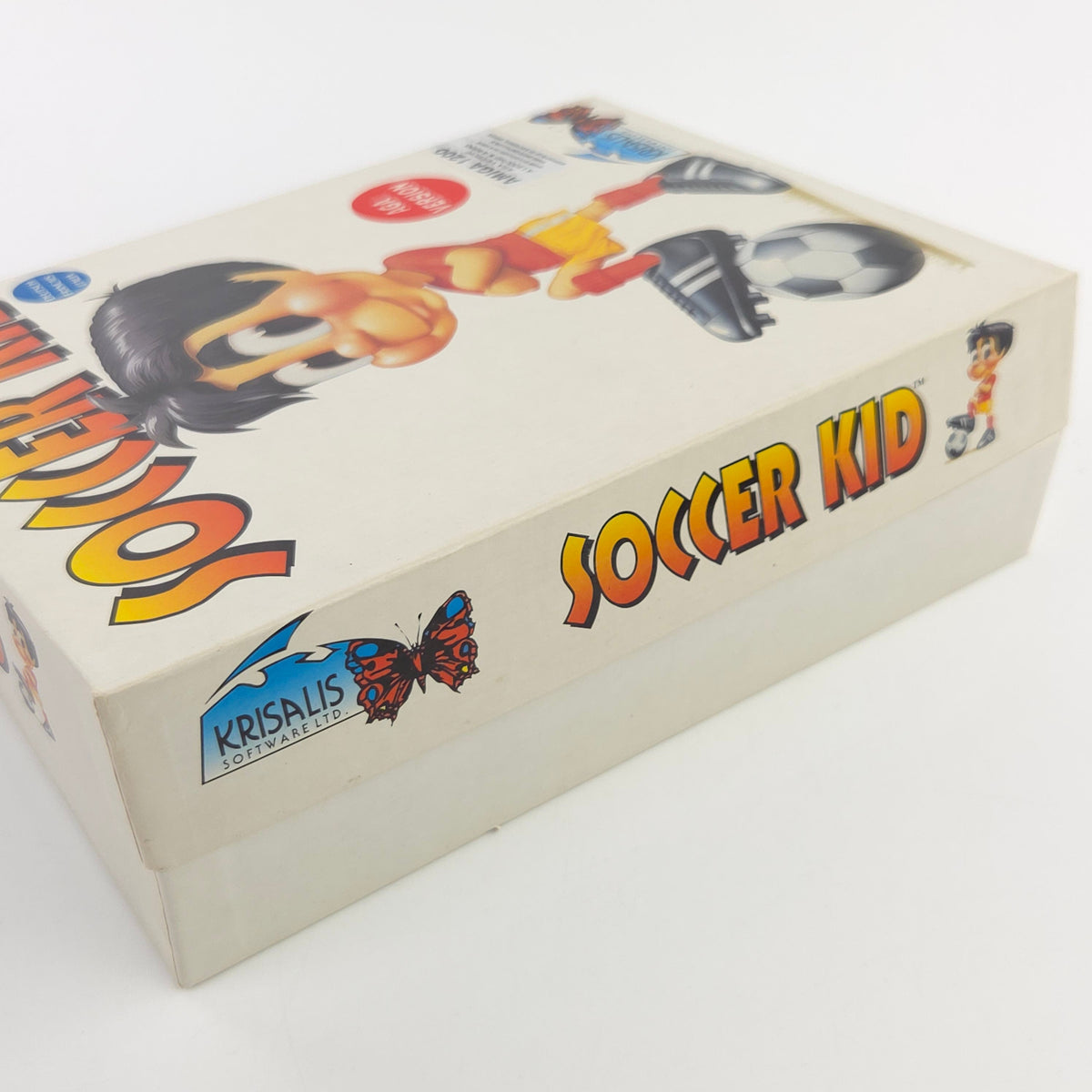Commodore Amiga Spiel Soccer Kid AGA Big Box OVP PAL
