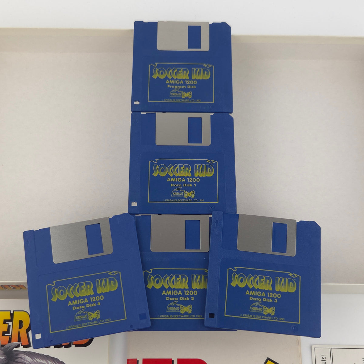 Commodore Amiga Spiel Soccer Kid AGA Big Box OVP PAL