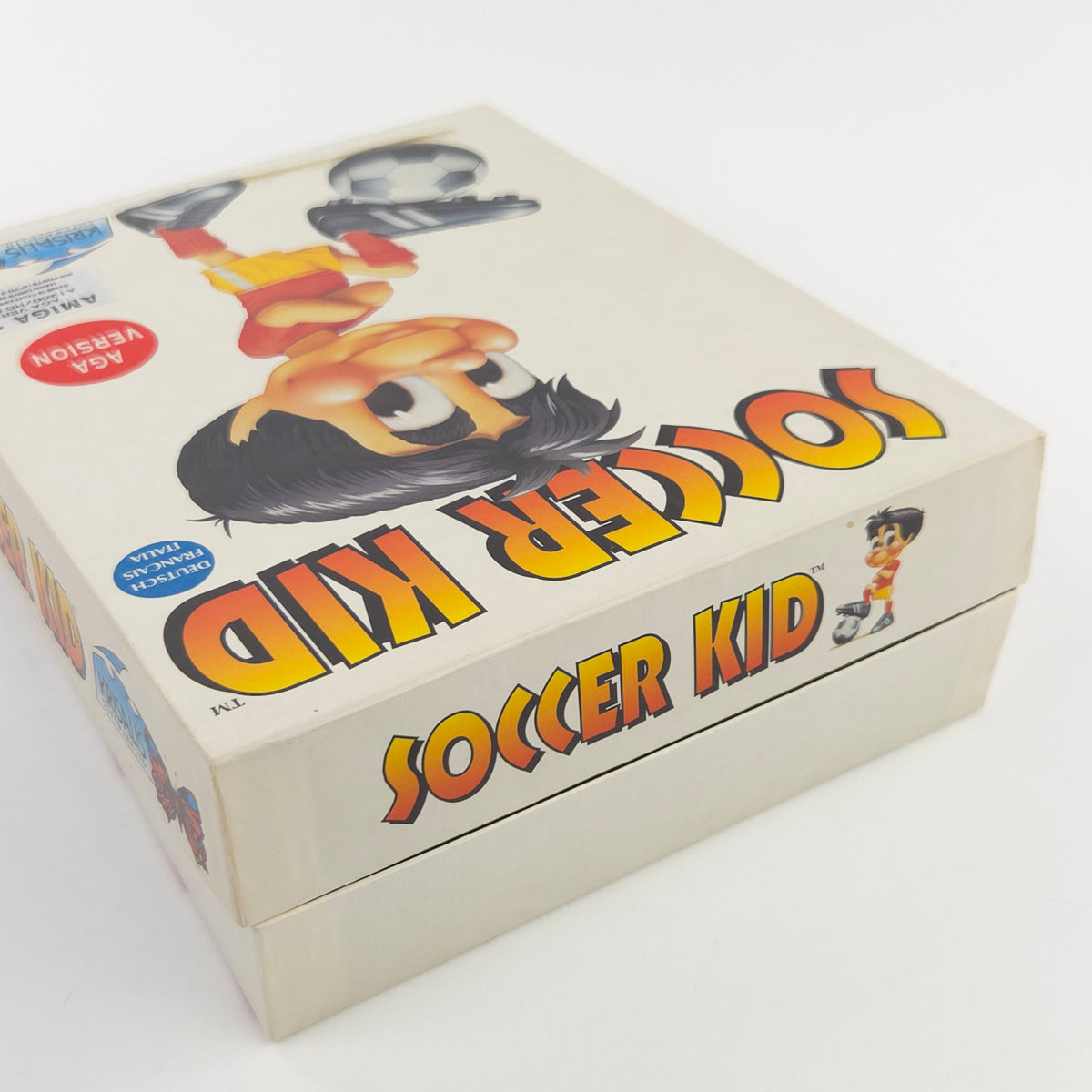 Commodore Amiga Spiel Soccer Kid AGA Big Box OVP PAL