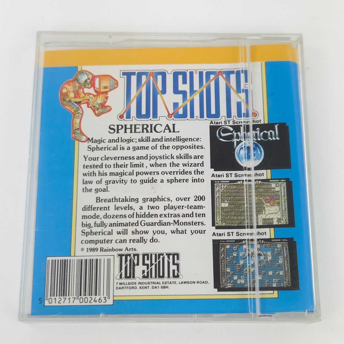 Commodore Amiga Spiel Spherical Top Shots OVP PAL 1989