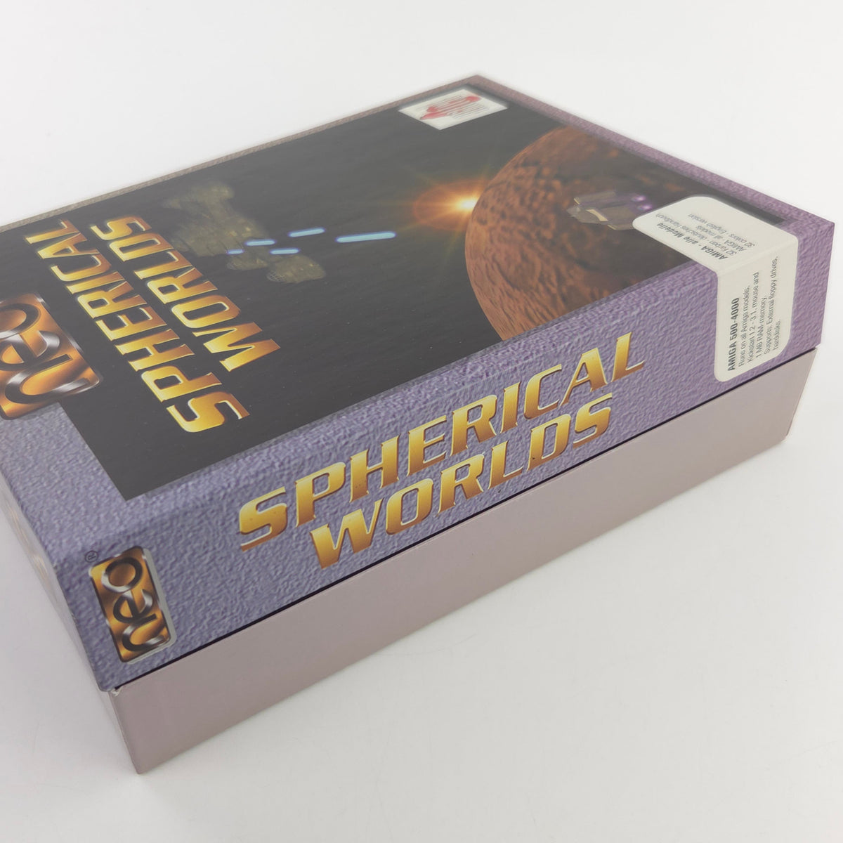 Commodore Amiga Spiel Spherical Worlds Big Box OVP PAL