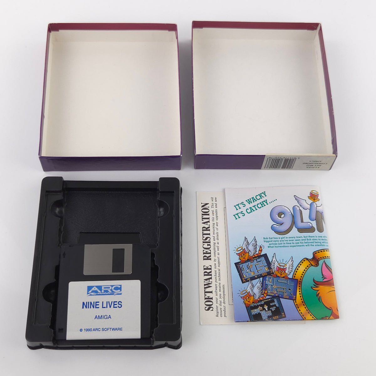 Commodore Amiga Spiel – 9 Lives (OVP PAL)